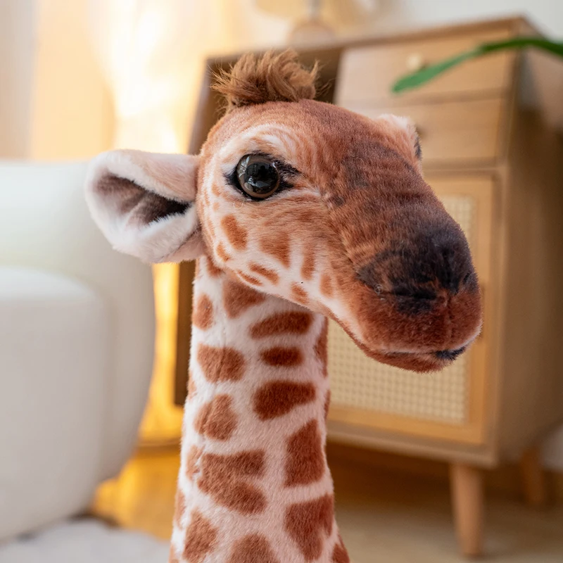 1Pc 25/30CM Lovely Simulation Giraffe Plush Toys Cute Animal Giraffe Dolls Stuffed Soft Toy Kawaii Birthday Christmas Gifts images - 6