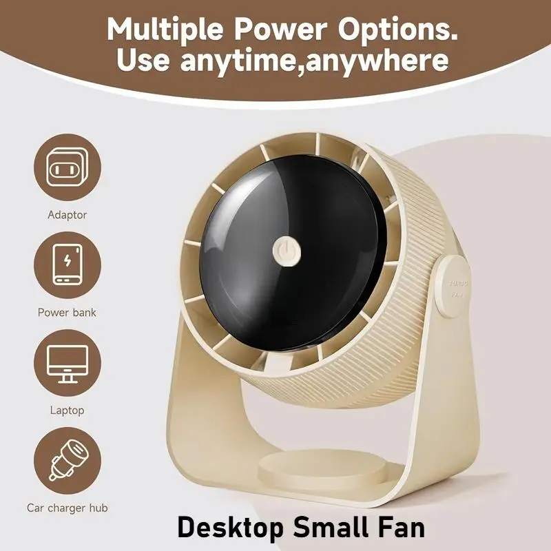 

Настольный мини-вентилятор с высокой скоростью вращения, 100 регулируемых скоростей, циркуляционный вентилятор с цифровым дисплеем, турбинный настольный маленький вентилятор