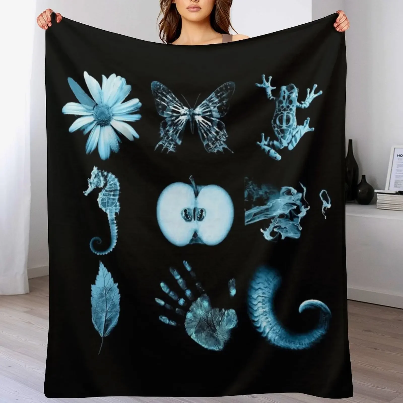 

All nine glyphs of Fringe Throw Blanket Camping Warm Sofas Personalized Gift Blankets
