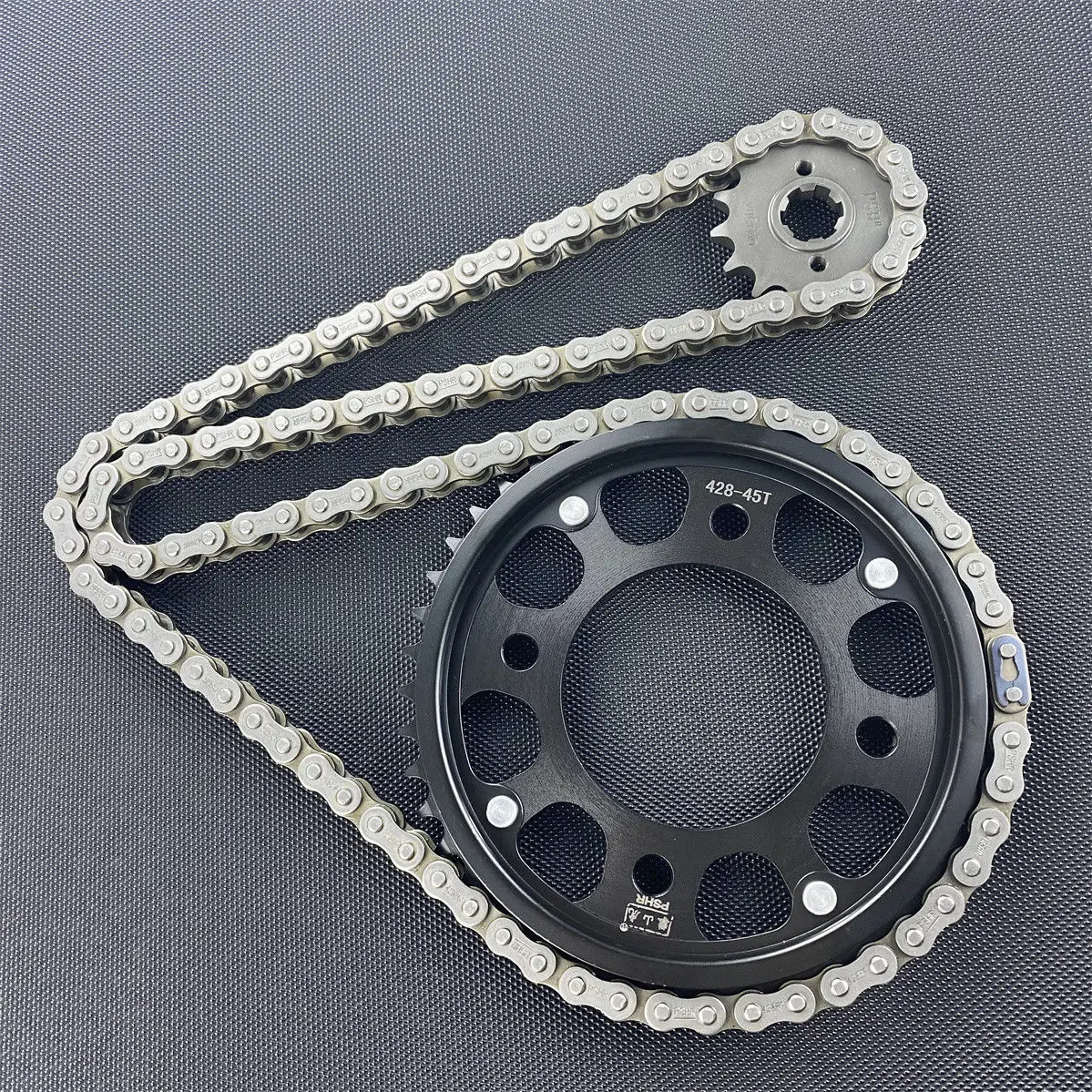 428 14T Front 40T/43T/45T/48T/50T Rear Sprocket Kit with 428H Chain for CBF190 CB190R/190X Motorcycle Bike