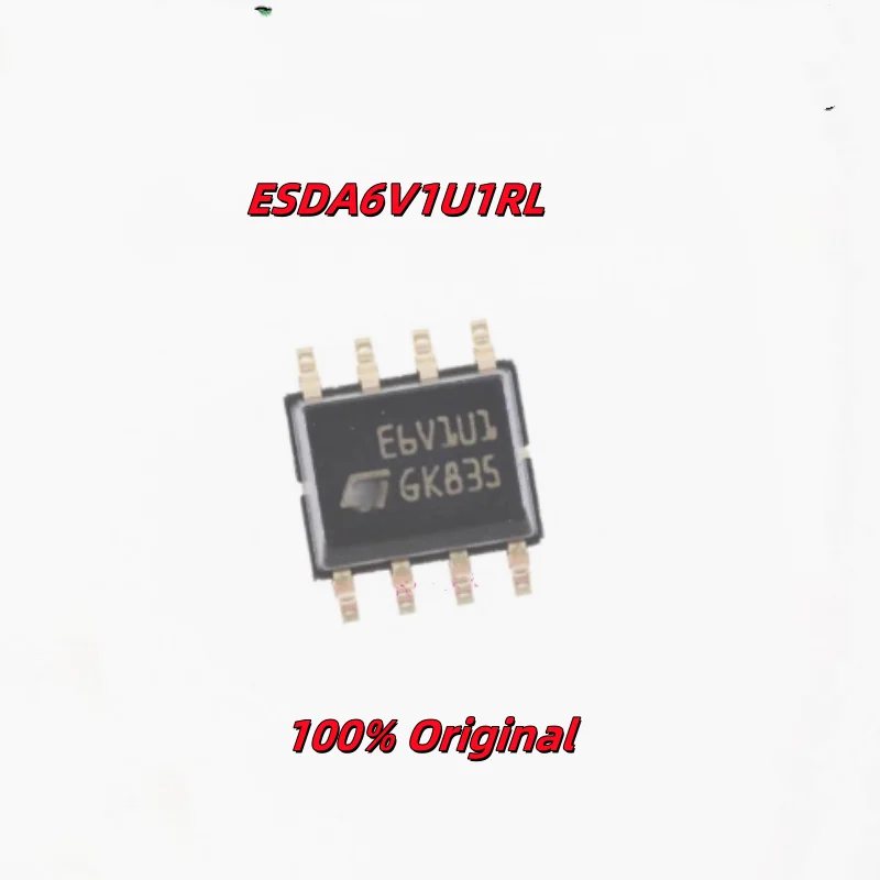 

10PCS 100% New ESDA6V1U1RL E6V1U1 SOIC-8 Brand New Original Chips ic
