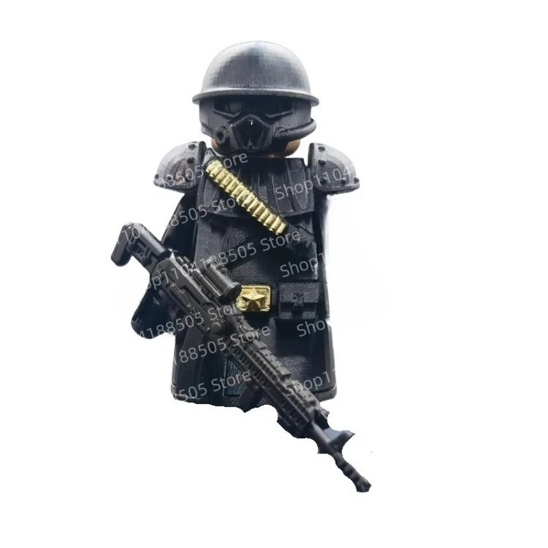 

MOC Military Battlefield Строительные блоки для третьих вечеринок, куклы, тактические гвардии, носимые праздничные подарочные украшения.