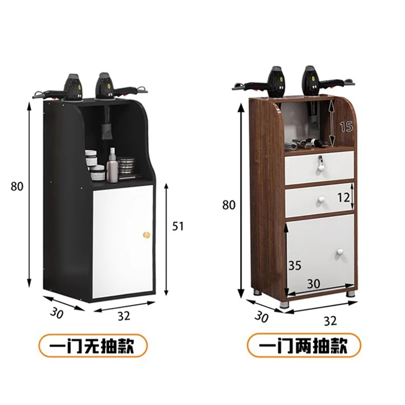 Rolling Hairdresser Beauty Salon Trolley Cosmetic Tea Spa Salon Trolley Lash Nails Wood Carrito Auxiliar Salon Furniture WKST