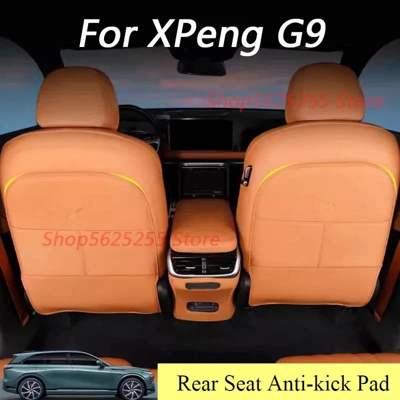 

Противоударная накладка на заднее сиденье для XPeng XiaoPeng G9 2022-2025, центральное управление автомобиля, воздуховыпускная накладка, противоударная накладка, принадлежности для украшения интерьера