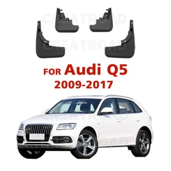 FOR Audi Q5 2009 2010 2011 2012 2013-2016 2017 Fender Splash Guards Mudflap Mudguard Mud Flaps 4PCS Car Accessories