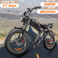 Emoko C93 EBIKE 2000W Dual motor 48V20AH battery Electric bike 20 * 4.0 Inch Fat Tire Hydraulic brake Mountain Electric bicycle