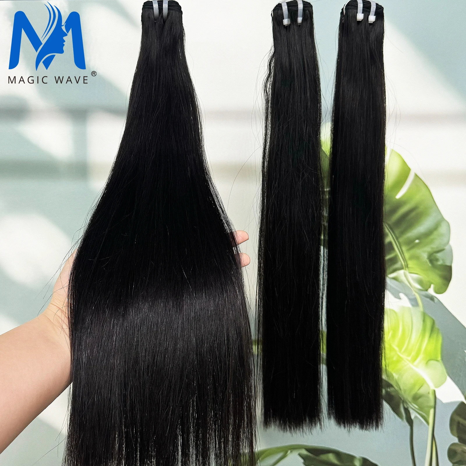 16A Super Double Drawn Vietnamese Raw Human Hair Straight  Bundles Unprocessed Raw Hair Bundles 100% Virgin Hair Extensions