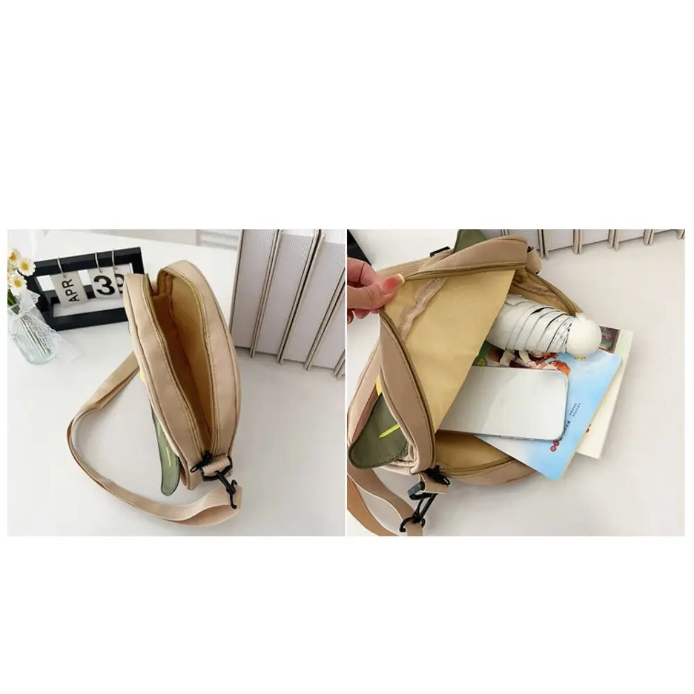 

Fashion Harajuku Hamburg Embroidery Shoulder Bag Solid Color Coin Pouch Crossbody Bag Casual Zipper Pouch Mobile Phone Pack Male