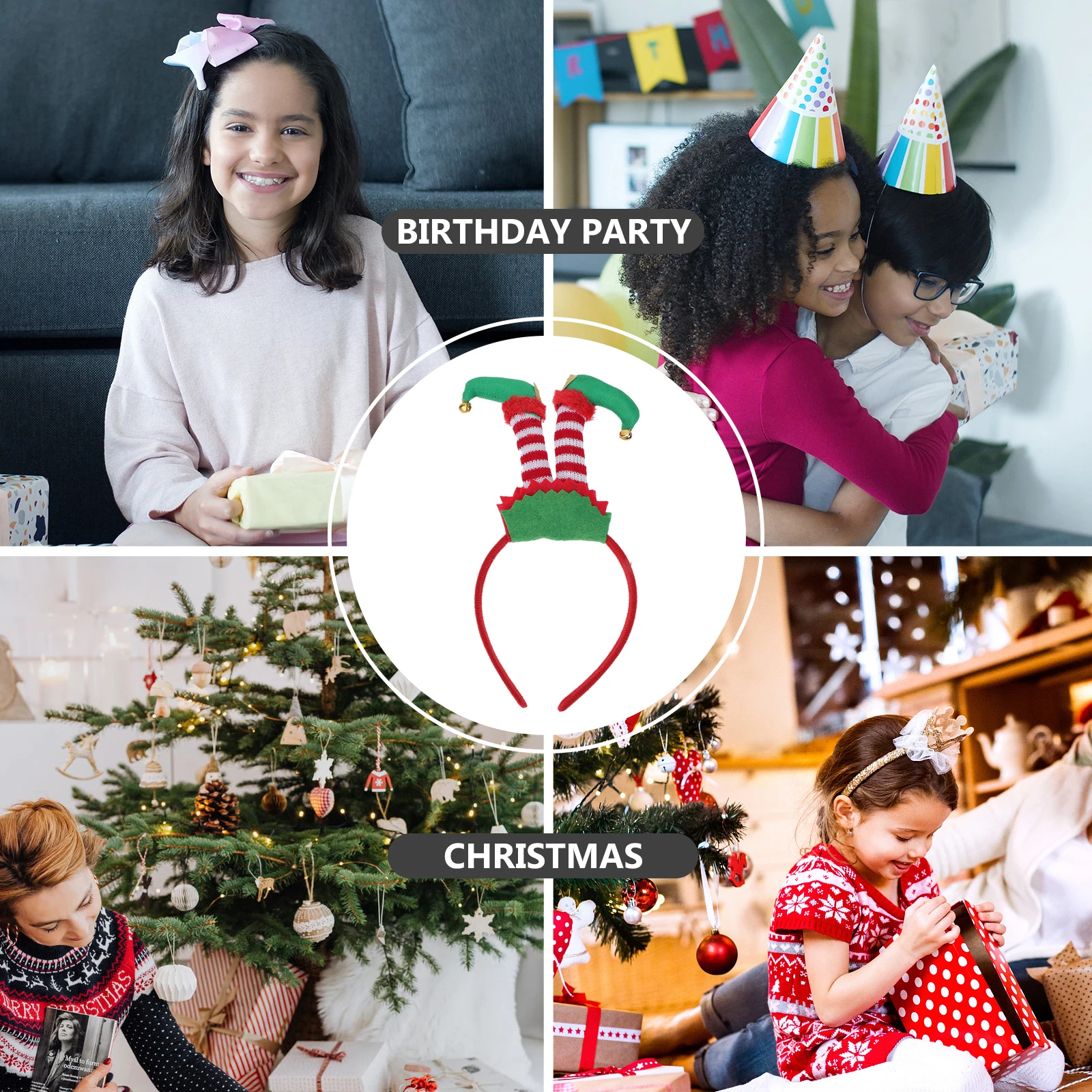

Christmas Tree Headb s Kids Adults Lightweight No Fading Hair Decors Headdresses Accessories Party Cosplay Performance Carnivals