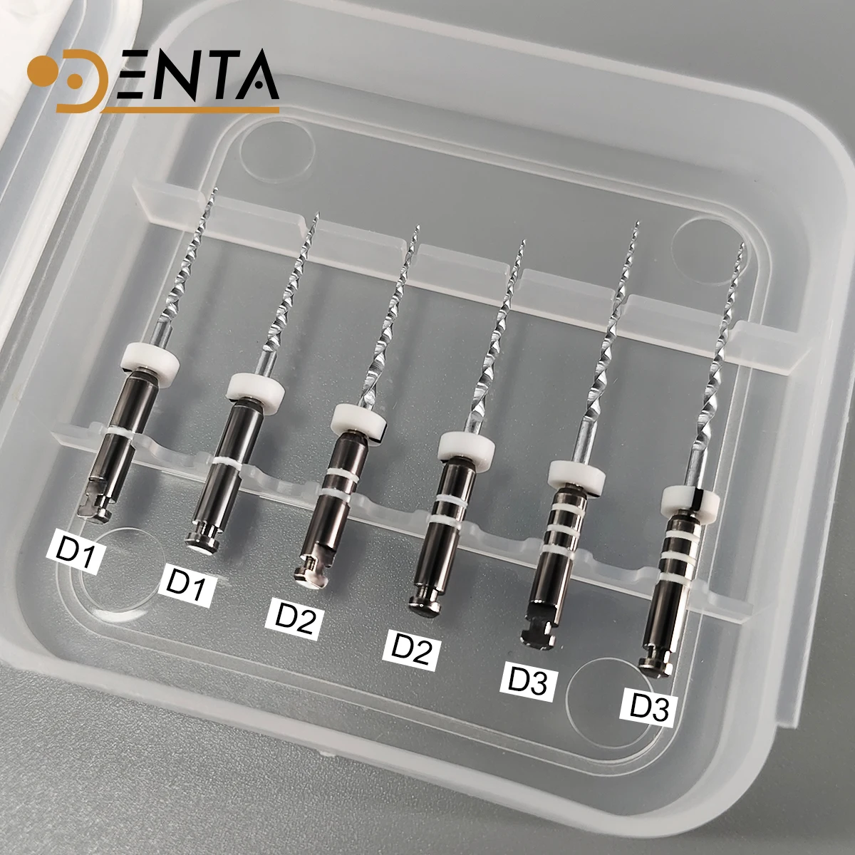 3 box high-quality DENTA 6PCS/BOX  Rotary File Retreatment D1 D2 D3 Root Cana Files Thermally Activated Nickel-Titanium
