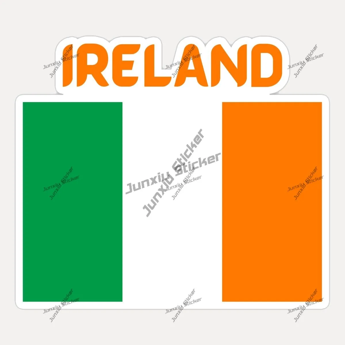 

Ireland Flag Sticker Waterford Eire Republic Irish Tricolour Bratach Flag Bumper Laptop Window Car Adhesive Vinyl Stickers