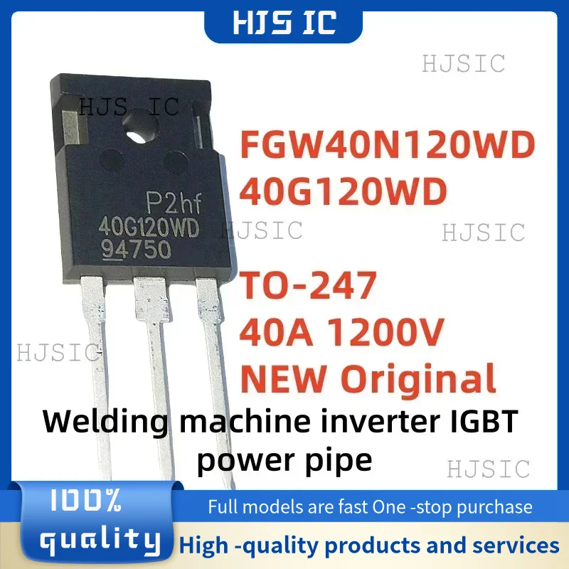 5-10PCS 100% NEW 40G120WD FGW40N120WD TO-247 IGBT 40A 1200V Imported Original Best Quality In Stock
