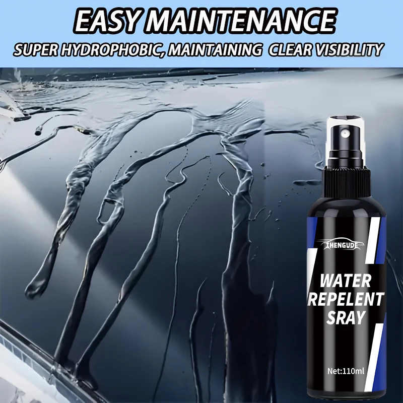 110ml Car Rearview Mirror Window Nano Waterproof Spray - Clear Vision, Enhanced Safety, Easy to Use, Anti-Fog, Weatherproof