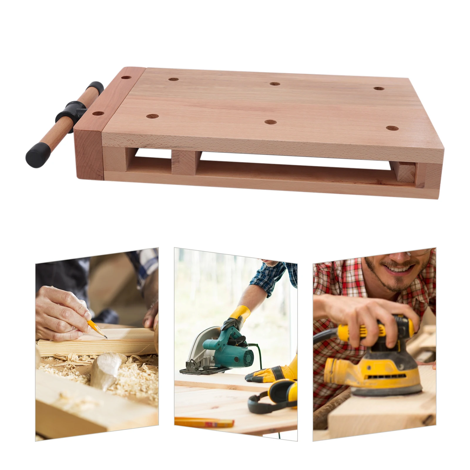 

New Portable Woodworking Vise Desktop Wood Vice Workbench Superior Clamping Ability