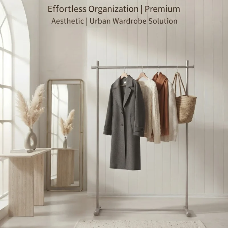 Home Luxury Steel Display Stand Featuring Wear Proof Textures and Thickened Support Legs Ideal for Upscale Fashion Retail Store