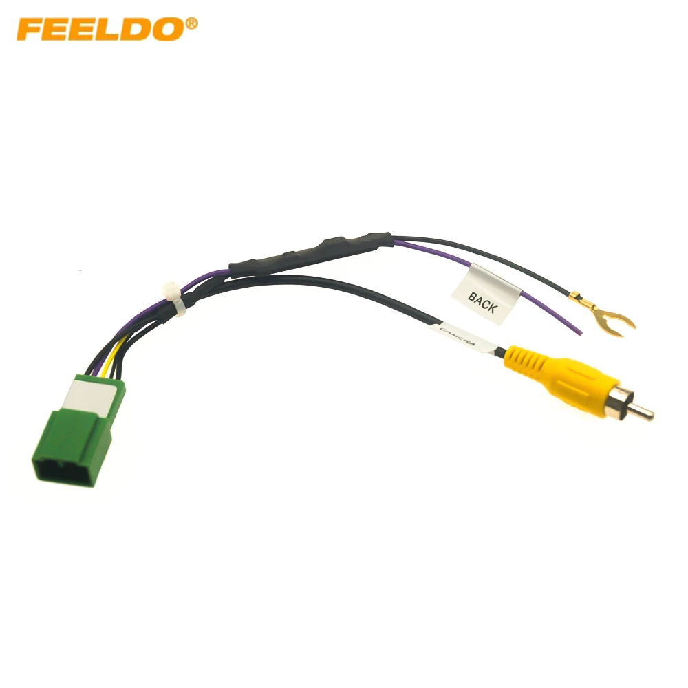Car Parking Reverse Wire Adapter 10Pin Male Car Camera Video Plug RCA Cable For Suzuki (08-19) Radio Dash Frame