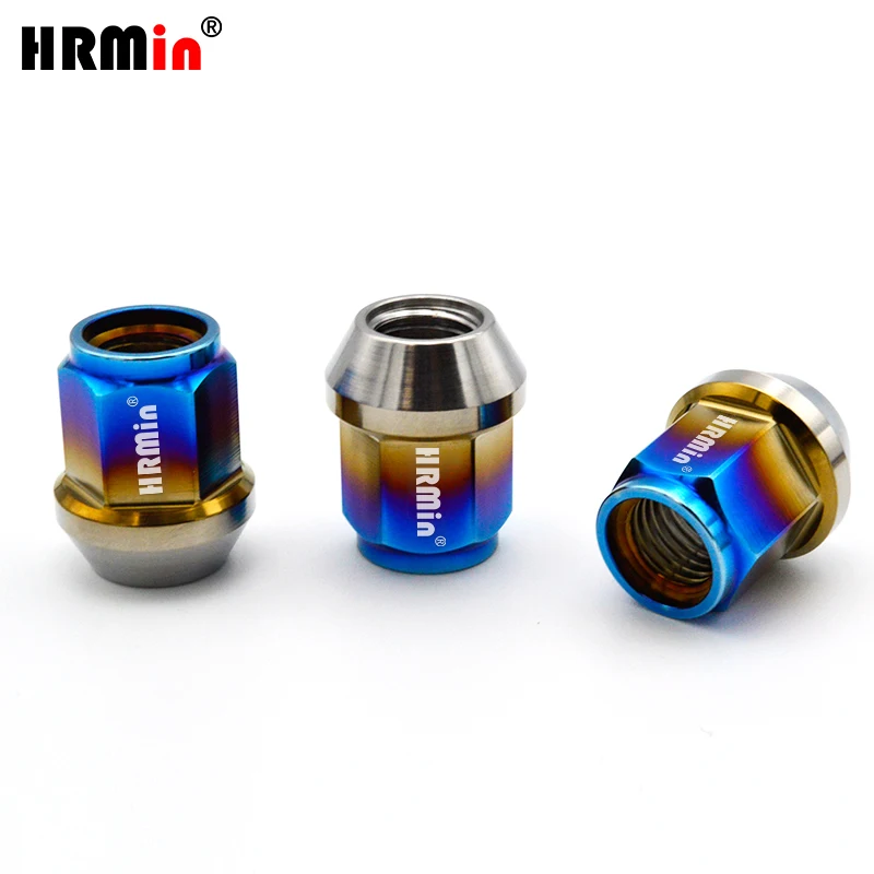 HRMin Gr5 titanium wheel lug nut M14x1.5x27mm lock nut open end for  for Lexus,Jeep,Land rover,Tesla, Cherokee,Jaguar,Ford,Buic