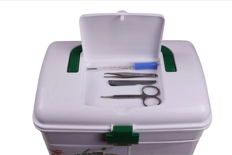 Home first aid kit health care drug box Emergency Kit household medicine box child small pyxides Pill Cases