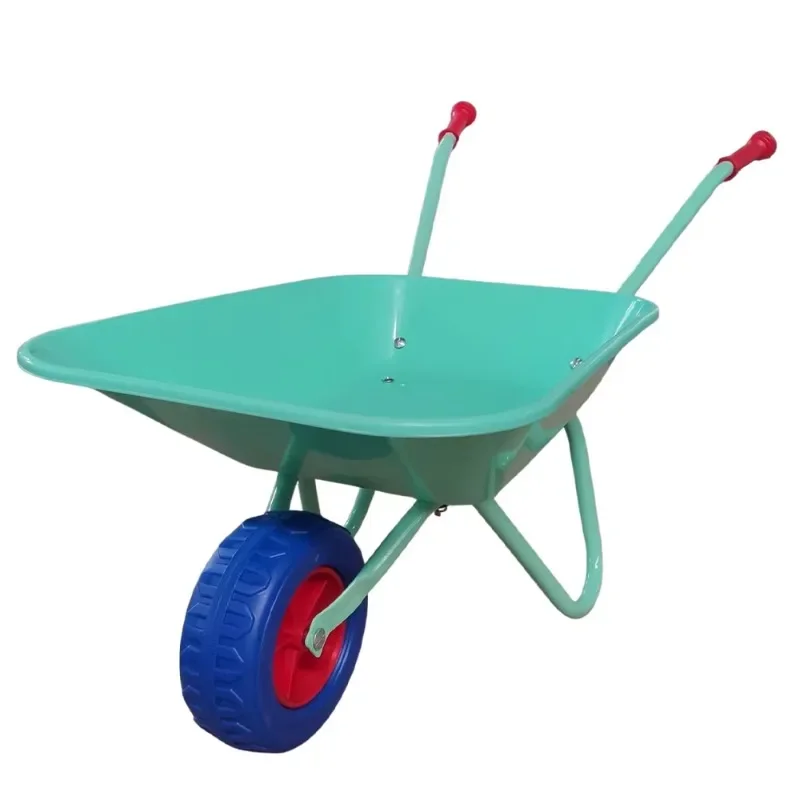 Lightweight Mini Small Steel Metal Plastic Garden Yard Child Kids Toy Wheelbarrow