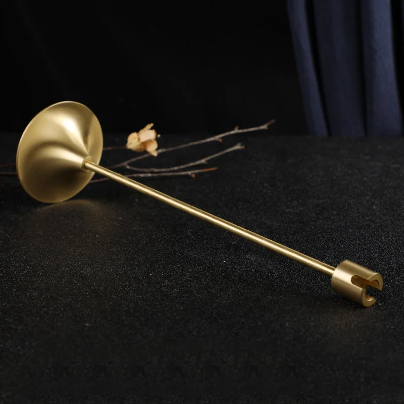 Brass Incense Holder, Buddhist Incense Utensil, U-shaped Incenses Holder, Household Buddhist Niche Dedicated for Incense Supply