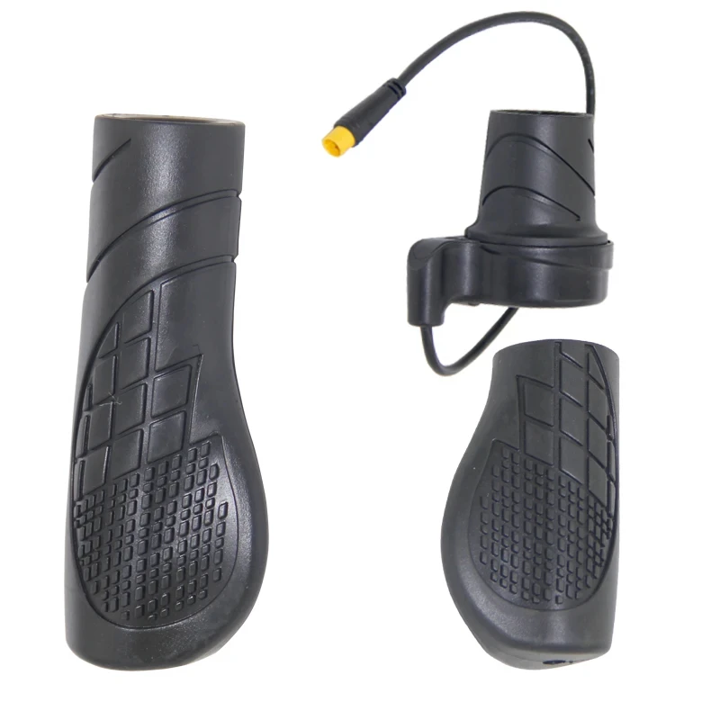 20X Waterproof Electric Bicycle Throttle Half Handle Rotary Accelerator Left Right Sleeve Connector for Scooter