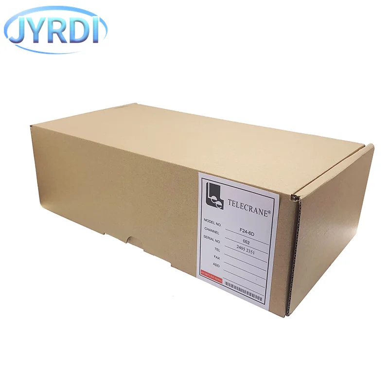 F24-6D 6 Buttons Industrial Wireless Radio Crane Remote Control Double Speed Switches Hoist Overhead Bridge Crane Controller