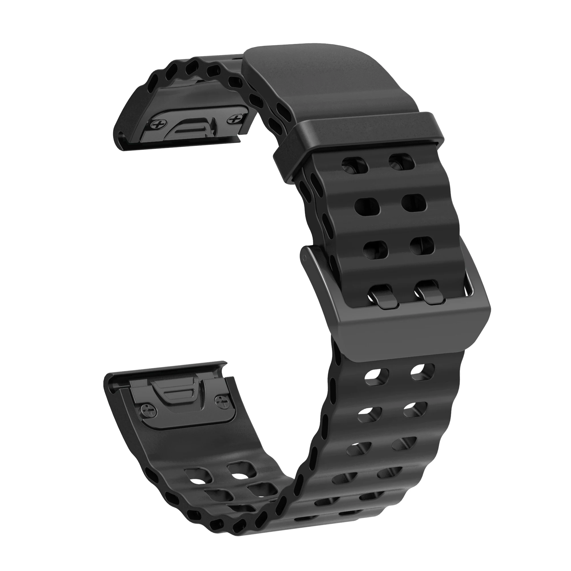 26/22mm Sport Silicone Band For Garmin Fenix 8 E 47mm 51mm 7 7X Pro 6X 6 Pro 5X 5 Plus Bracelet For Enduro 3 Quick Fit Strap