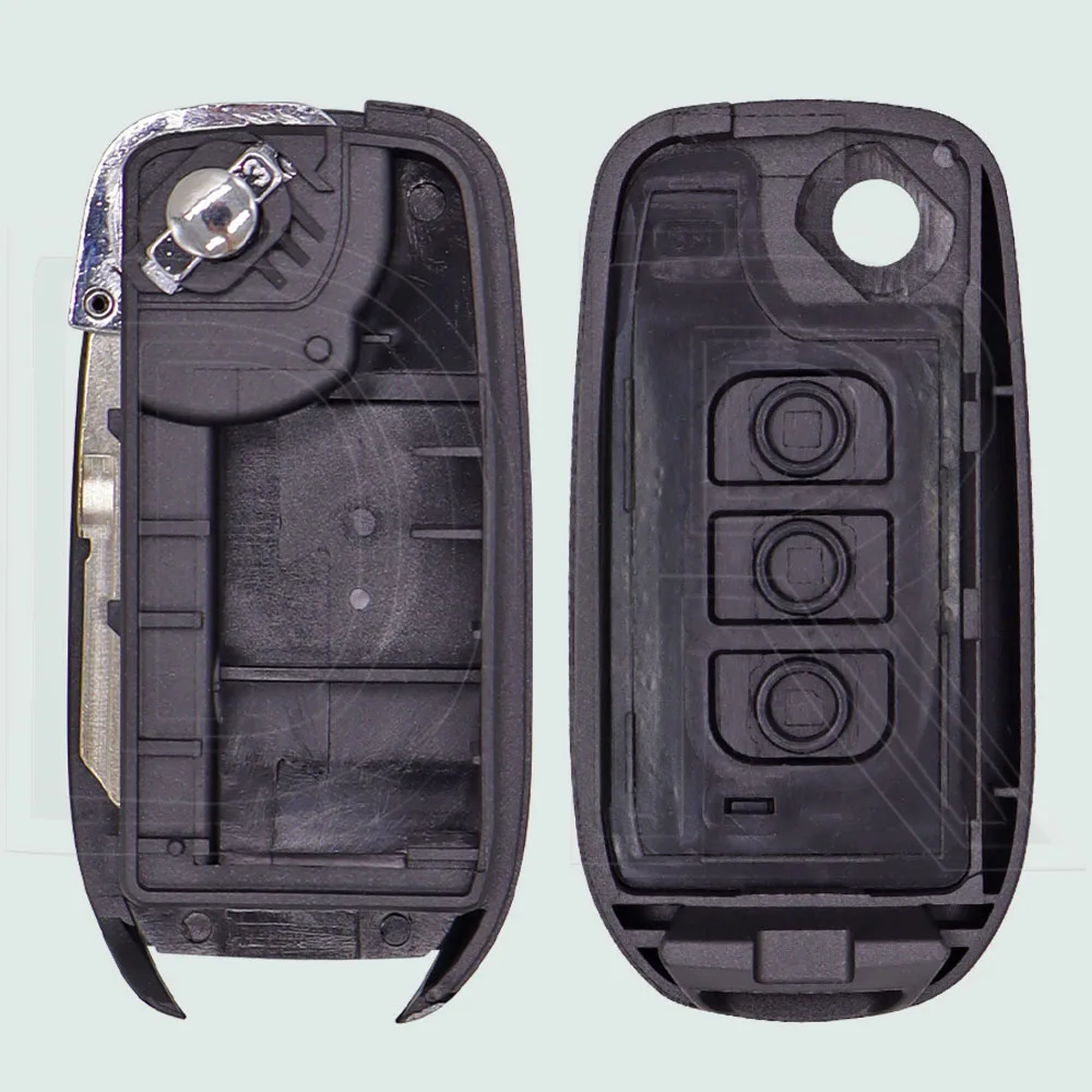 DR Vervanging 2/3 BTN HU56R/HU179/VA2/VAC102/NSN14 Flip Autosleutel Shell Case Voor Renault Logan Duster Sandero Oroch Zonder PCB