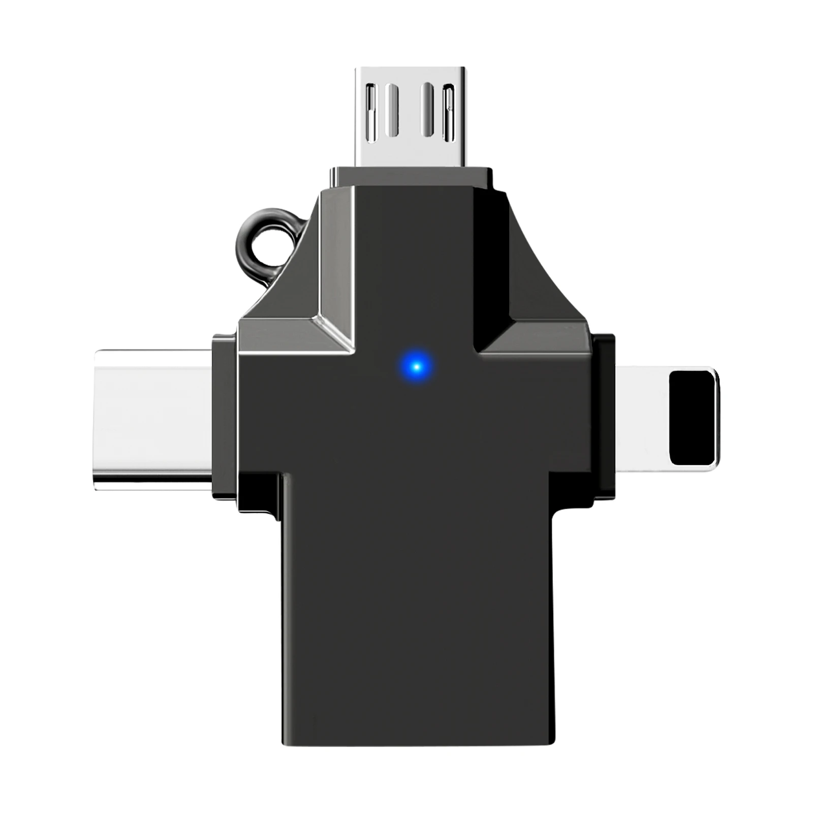 4-in-1 SD-kaartlezer Micro-kaartadapter USB 3.0 Micro-SD naar USB-kaartlezer USB voor interface OTG Adaptador