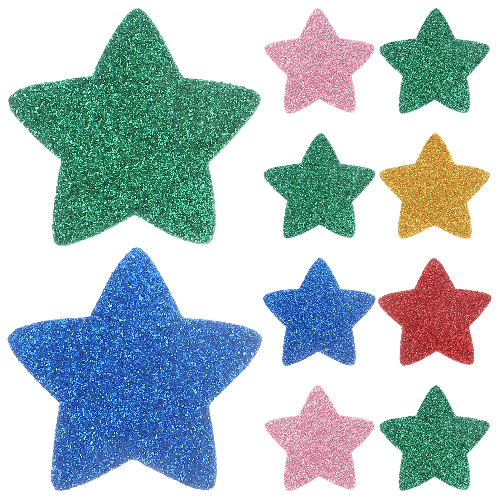 

15pcs 3D Foam Star Stickers Self Adhesive Stars Bulk Craft Patches Scrapbook Gift Box DIY Decor Glitter Shiny