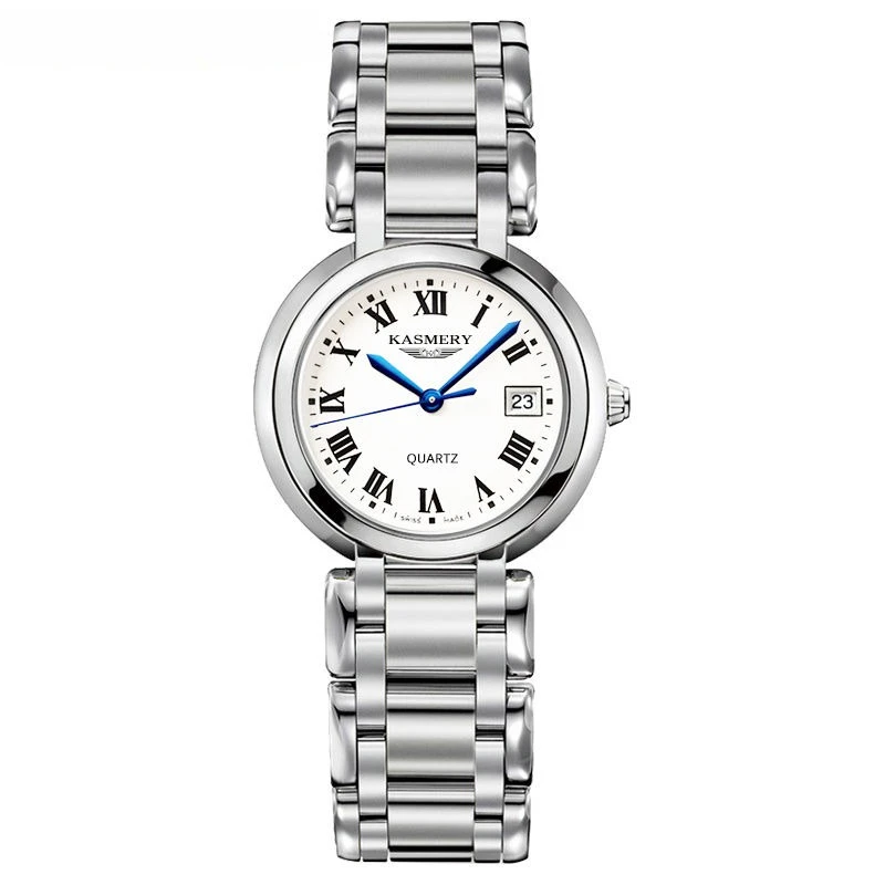 2025 new fully automatic women's watch fashion trend simple student light luxury leisure waterproof quartz watch birthday gift
