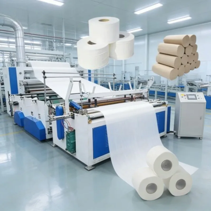 High-Efficiency Crescent Toilet Paper Machine 25TPD Saves Labor & Time