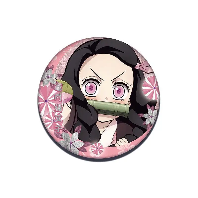 

Anime Demon Slayer Kamado Tanjirou Nezuko Cosplay Badge Gift Ambitus