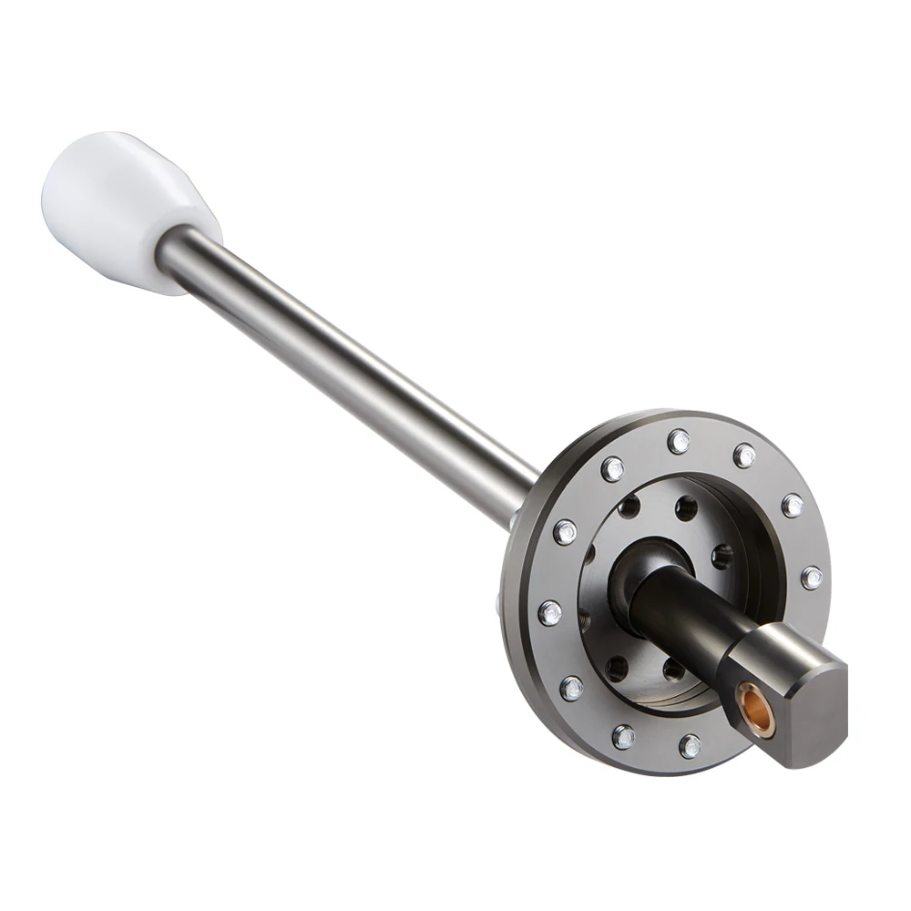 Cambio corto in alluminio da 390 mm SOLIDO con pomello del cambio bianco per serie 3 E30 E36 E46 Serie 5 E34 E39 E6x