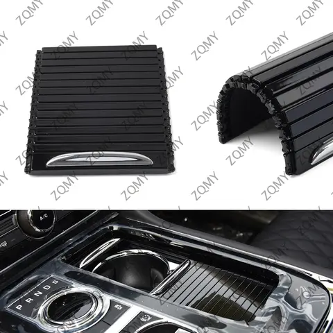 자동차 센터 콘솔 컵 홀더 롤러 블라인드 Jaguar XJ XJR XJR575 2010 2011 2012 2013 2014 2015 2016 2017 2018 2019