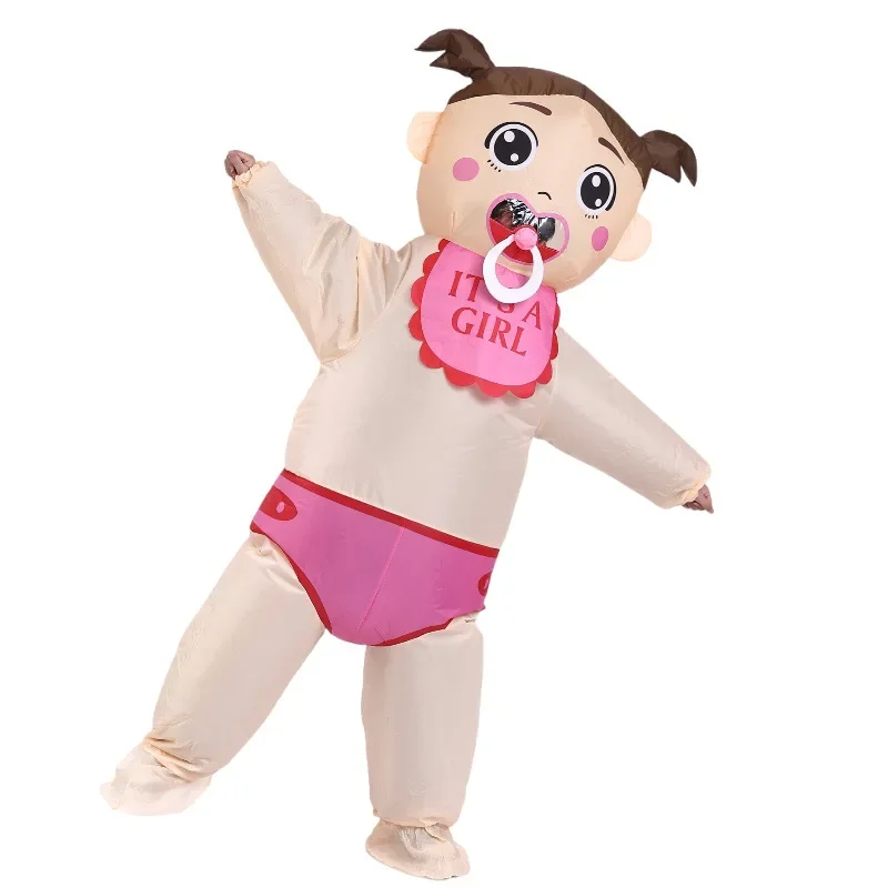 

Baby Girl Cosplay Inflatable Costume Christmas Halloween Fun Role-playing Party Adult Costume Baby Cartoon Inflatable Costume