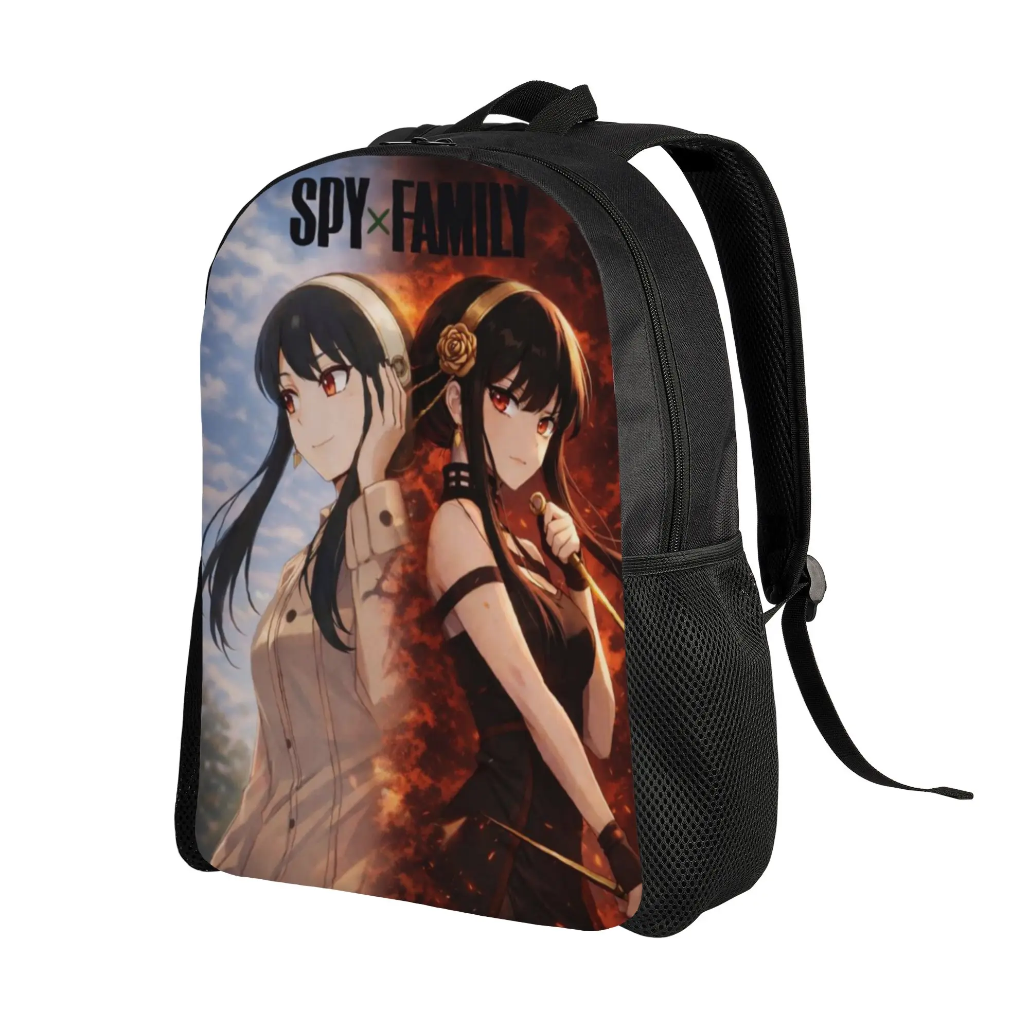 Back to school season Double faced Assassin Rucksack SPY×FAMILY For Men Women Adjustable Strap Backpack