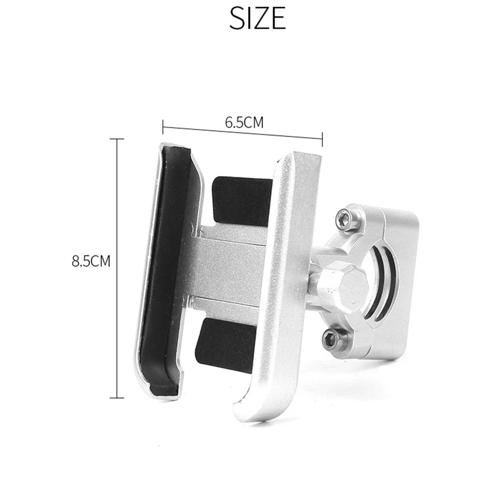 Uchwyt na telefon komórkowy do motocykla 4-6.5 Cal ekran lusterko kierownicy podstawa 360 ° obrotowa akcesoria do jazdy rowerowa skuter wyścigowy