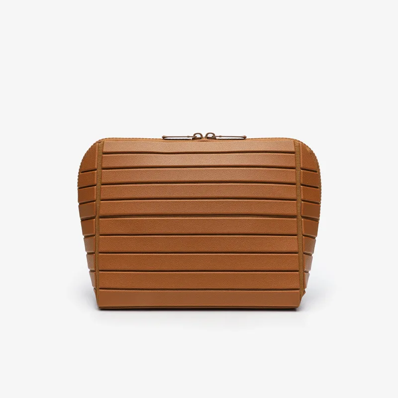 Eva Storage Bag Large Capacity Cosmetic Organizer Multi-Pocket Portable Toiletry Pouch For Travel Daily Foldable Use Women Girls