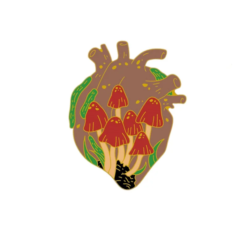 Medizinische Lunge Gehirn Emaille Pins Kreative Orgel Herz Revers Broschen Abzeichen Cartoon Schmuck Ärzte Krankenschwestern Geschenk für Freunde – Detail 16