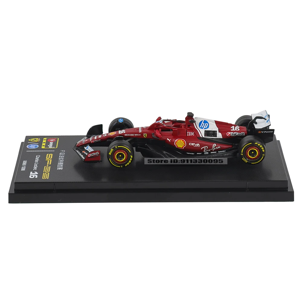 Bburago 1:64  2025 F1 SF25 McLaren Ferrari Red Bull Mercedes-AMG Alloy car model car model series Christmas gift toys