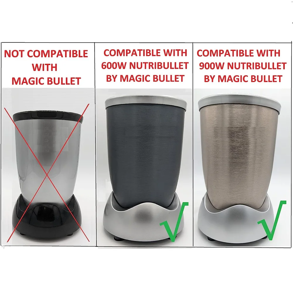 Flip Top To Go Lip Lid with 24oz Tall Cup,Compatible with Nutribullet 600W 900W(2 Pack)