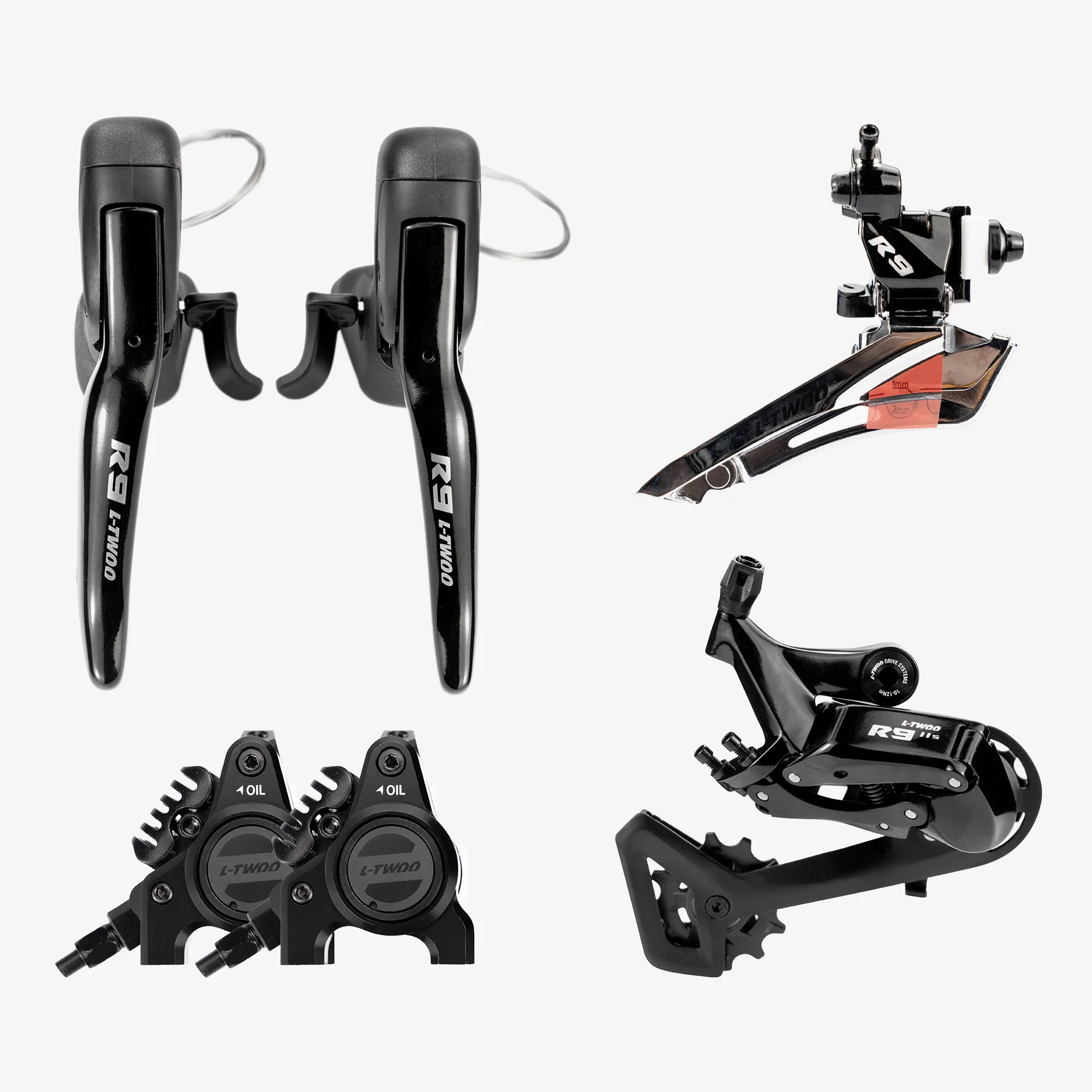 AliExpress LTWOO R9-Disc 2x11s Road Hydraulic Disc Brake Groupset, 6 kit, Benchmark R7020 R8020