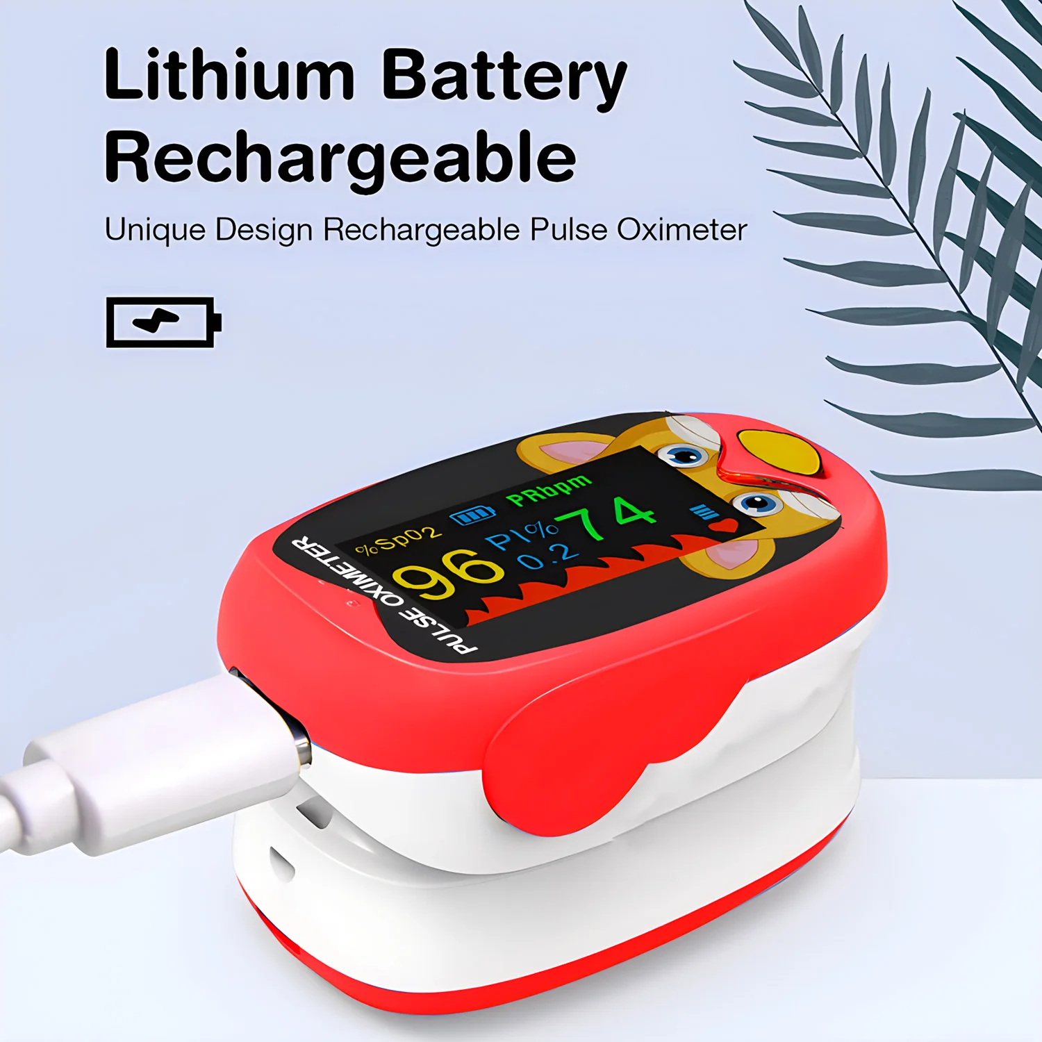 USB Pediatric Oximeter Finger Blood Oxygen Monitor for Children Pulse Oximeter OLED Digital Oximetro Home Medical