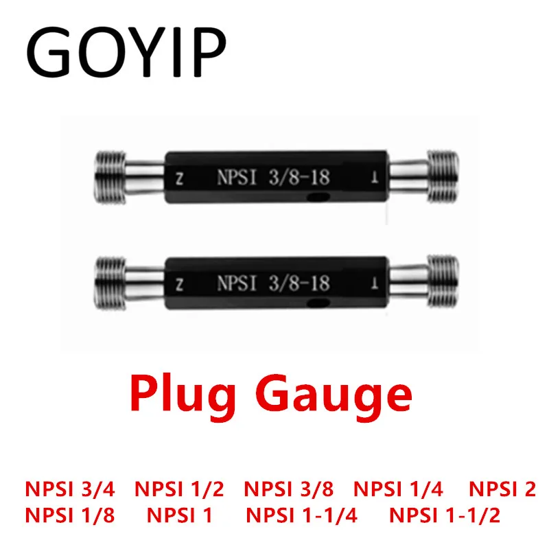 

NPSI 3/4 1/2 3/8 1/4 2' 1/8 1' 1-1/4 1-1/2 American NPSI Type Plug Gauge Gage Support Customization