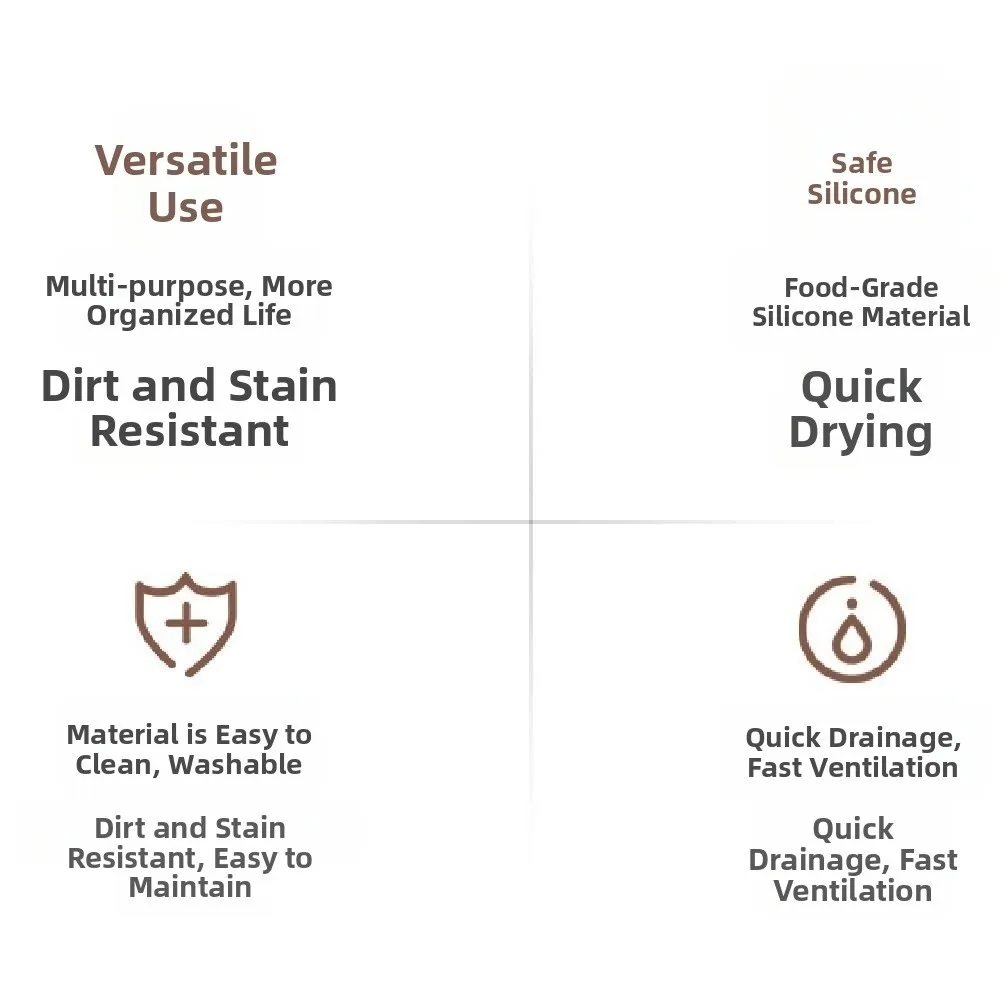 

Силиконовый коврик для хранения с крышкой кастрюли, нескользящий термостойкий коврик для сушки столешницы, гибкая креативная стойка для разделочной доски, кухня