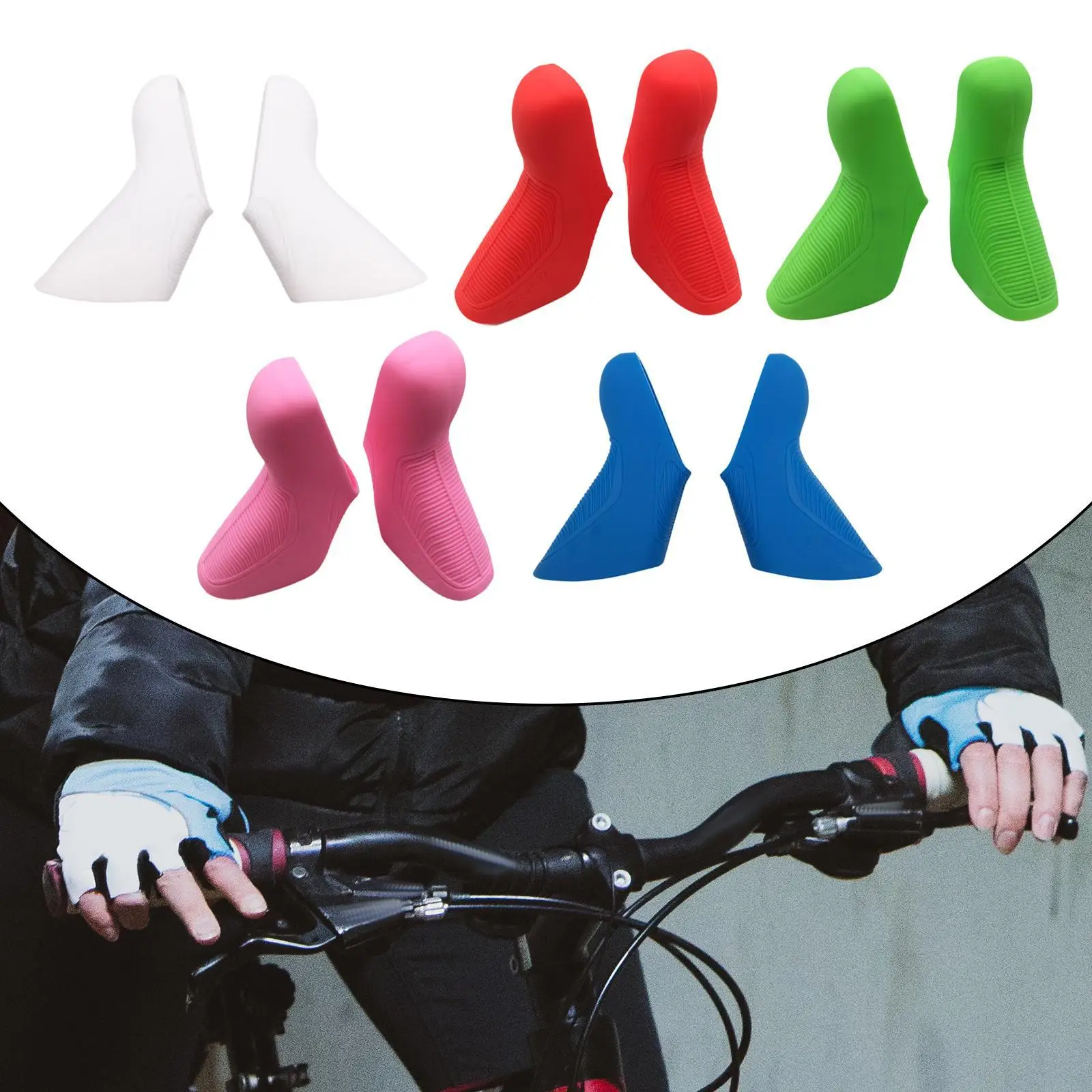 

2 шт., тормозные рычаги для шоссейного велосипеда, капоты, противоскользящие аксессуары для Force Axs12, легко устанавливается