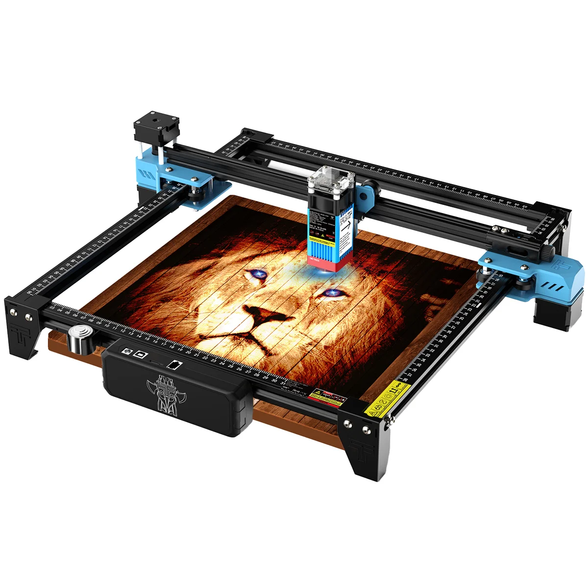 Leatherwork Machine - Diodenlaser-Graviermaschine für Holz, tragbar, DIY-Arbeitsbereich 3D-Leder