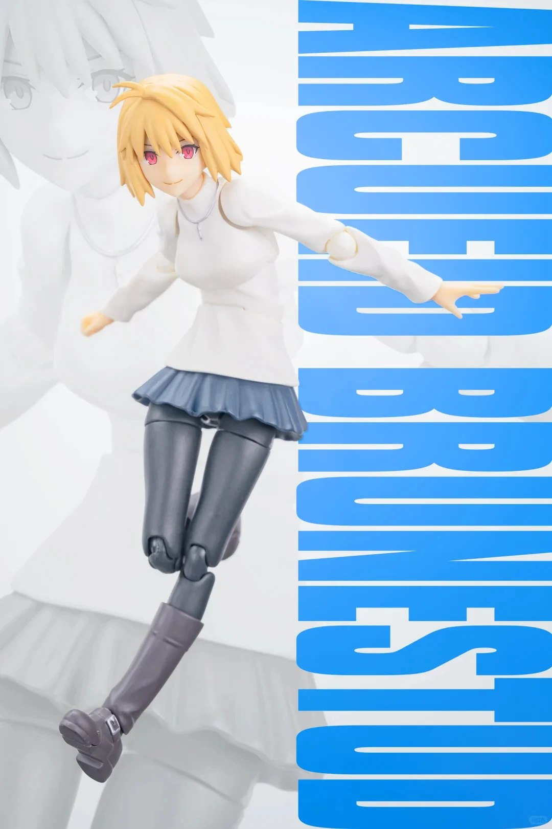 Brandneue echte Max Factory GSC Figma 612 Tsukihime – ein Stück Blue Glass Moon – Arcueid Brunestud Actionfigur Modellspielzeug