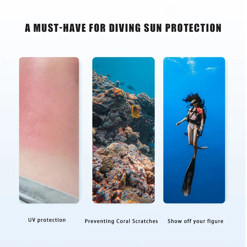 Diving Socks Women's Wet Clothes Sunscreen Stockings Upf50 Bikini Sun Protection Leggings Diving Socks No Crotch Surfing Socks